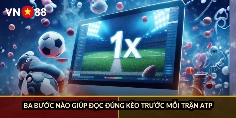 Cá cược tennis ATP VN88: mặt sân nào chi phối tỷ lệ kèo mạnh nhất? 4 Ba bước nào giúp đọc đúng kèo trước mỗi trận ATP?